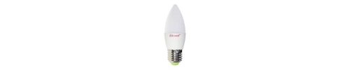 Лампа Lezard 7Вт Е27 4200К свеча 3шт