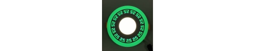 LED панель LM533 панель ГРЕК круг 3 +3W 4500К зелена підсвітка LED панель LM533 панель ГРЕК круг 3 +3W 4500К зелена підсвітка