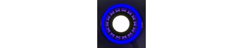 LED панель LM533 панель ГРЕК круг 3 +3W 4500К синя підсвітка LED панель LM533 панель ГРЕК круг 3 +3W 4500К синя підсвітка