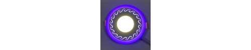 LED панель LM534 панель Завитки круг 3 +3W 4500К синя підсвітка
