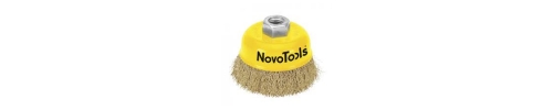 Щітка NOVO TOOLS 100 мм гофра торцева Щітка NOVO TOOLS 100 мм гофра торцева