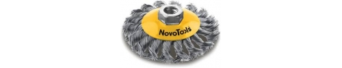Щітка NOVO TOOLS 115 мм плетена конусна Щітка NOVO TOOLS 115 мм плетена конусна