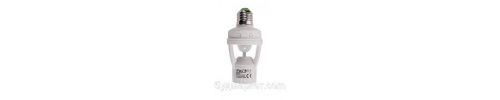 Датчик руху LUX MS-05W з цоколем Датчик руху LUX MS-05W з цоколем