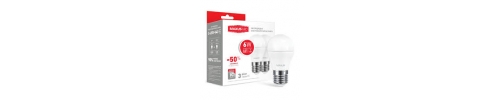 Лампа 6W 4100K E27 2шт 1-LED-542 Лампа 6W 4100K E27 2шт 1-LED-542