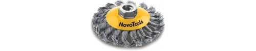 Щітка NOVO TOOLS 100 мм плетена конусна