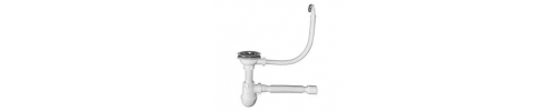Сифон для мийки з переливом DW - 2231 Сифон для мийки з переливом DW - 2231