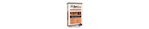 Клеюча суміш для пінопласта ARTECO 83 25 кг
